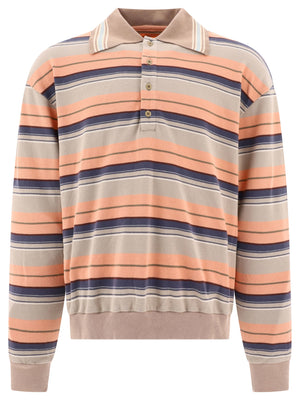 KAPITAL Multicolored Stripe Relax-Fit Polo