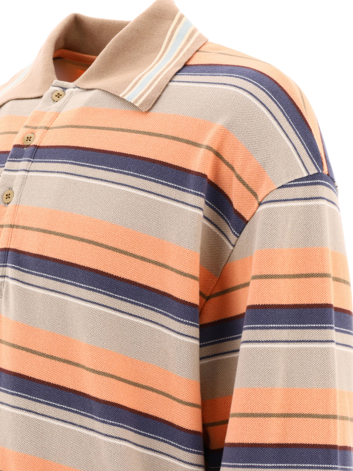 KAPITAL Multicolored Stripe Relax-Fit Polo