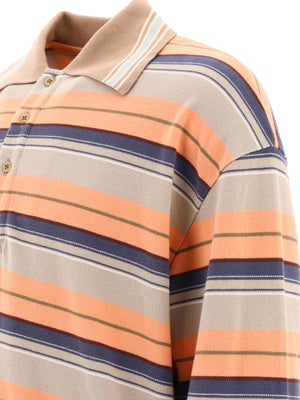 KAPITAL Multicolored Stripe Relax-Fit Polo