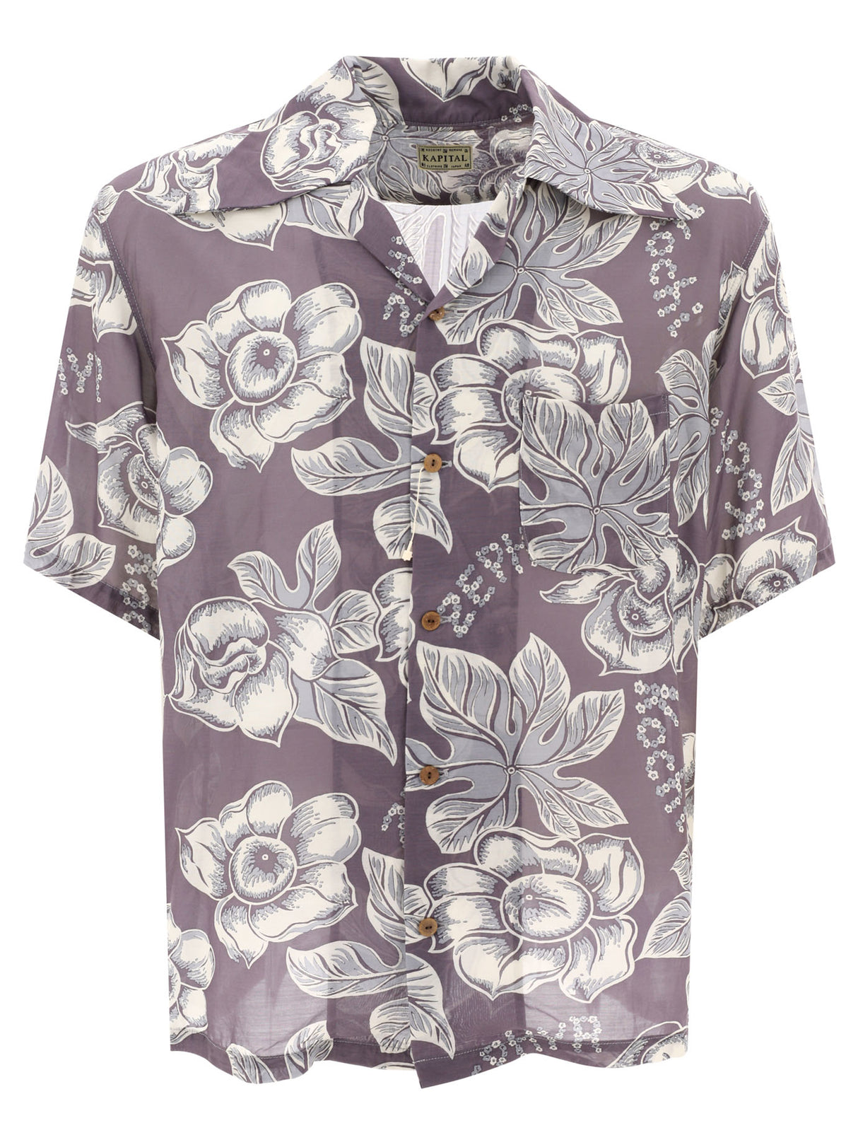 KAPITAL Zephyr Anemone Men's Luxury Shirt