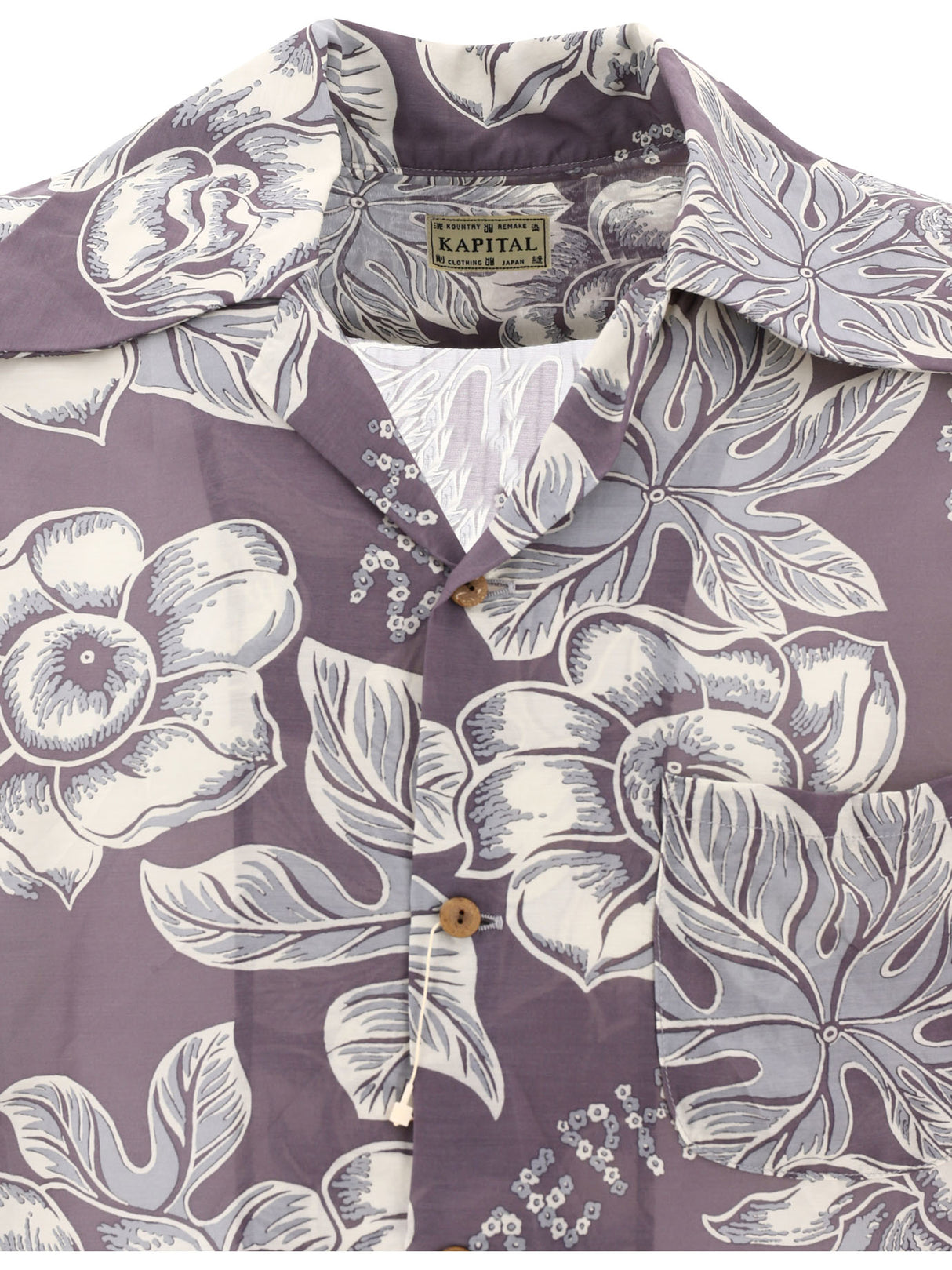 KAPITAL Zephyr Anemone Men's Luxury Shirt