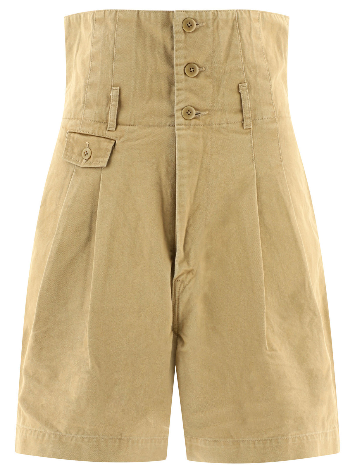 KAPITAL Balloon Fit Cotton Shorts