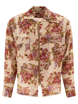 KAPITAL Rustic Charm Long Sleeve Shirt in Beige