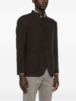 BOGLIOLI Men's Wool Cashmere Blend Single-Breasted Jacket