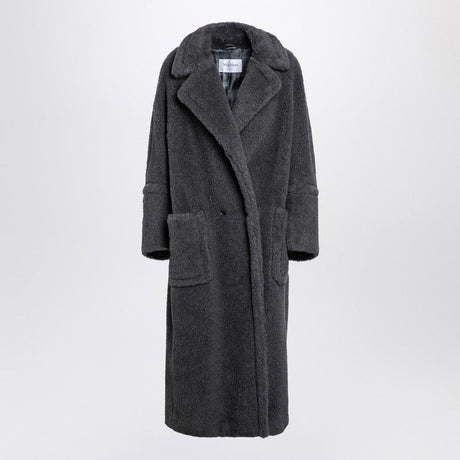 MAX MARA Oversized Teddy Jacket in Wool and Alpaca