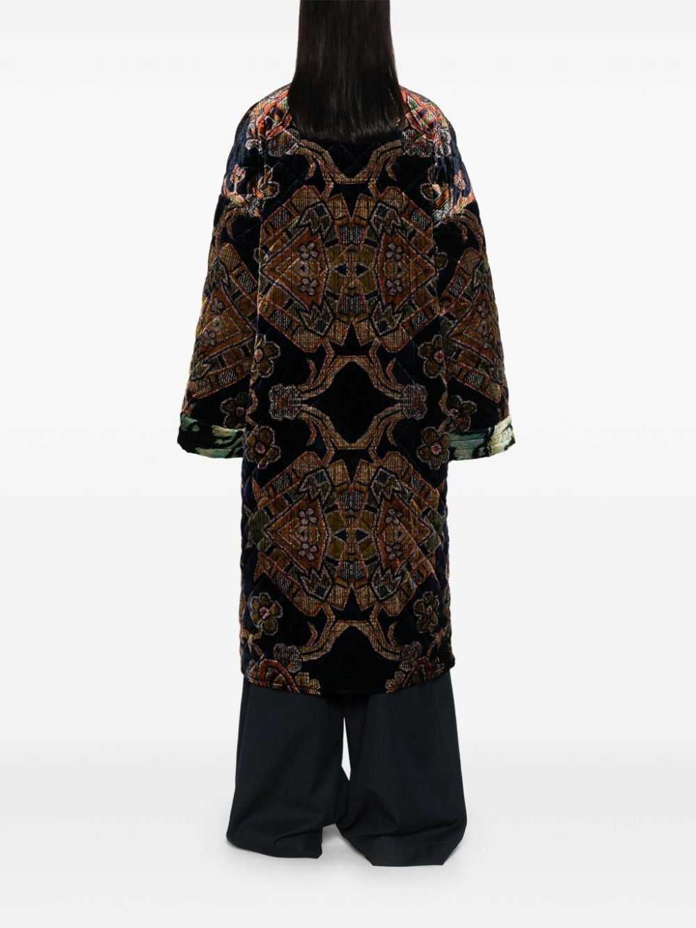 PIERRE LOUIS MASCIA Chic Printed Kimono