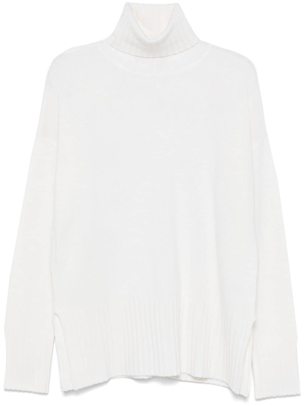 WILD CASHMERE Belted Cashmere Blend Sweater