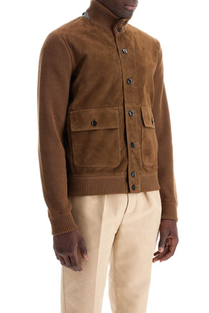 TOM FORD Luxury Merino Wool and Suede Jacket