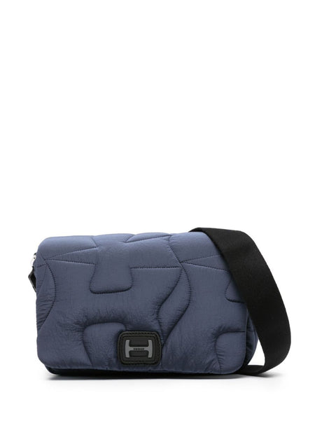 HOGAN Fashionable Crossbody Bag for Women - Petrol Blue and Black