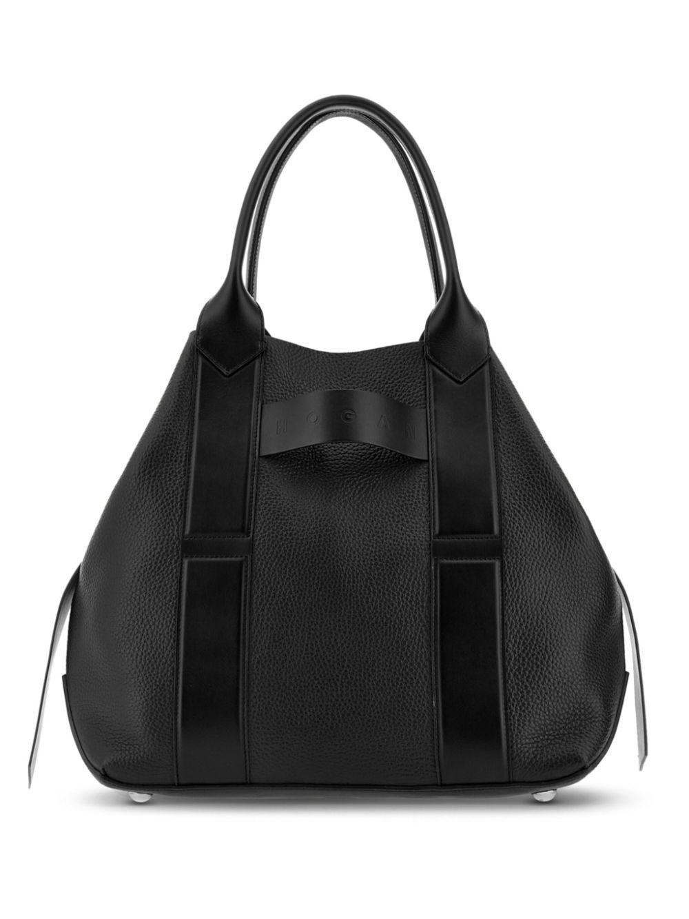 HOGAN Medium Leather Tote Handbag with Removable Pouch