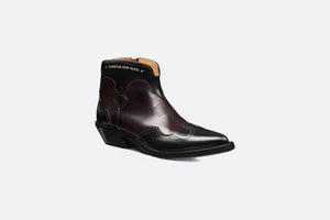 DIOR Stylish Heeled Ankle Boots for Women in Black and Amaranth - SS24 Collection