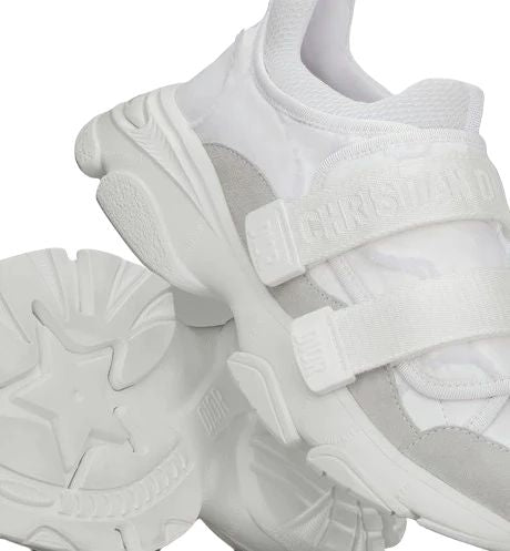 DIOR Trendy White Low-Top Sneakers for Women