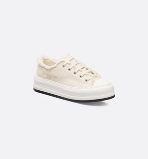 Beige Cotton Walk'n'Dior Sneakers for Women