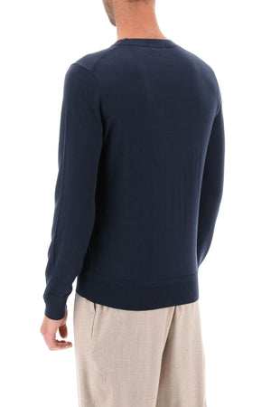 Luxurious Fine Wool Sweater in Grey for Men's Fall/Winter Wardrobe