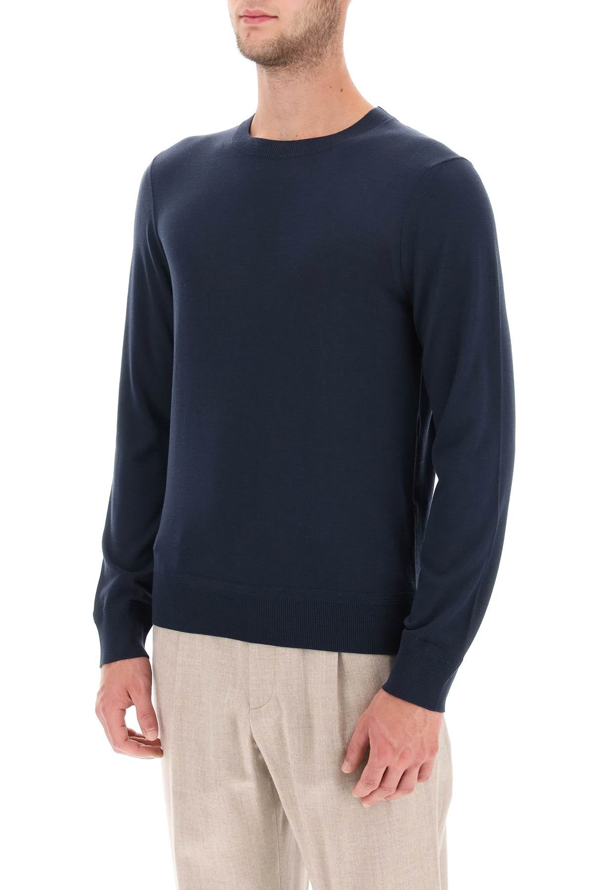 TOM FORD Luxurious Fine Wool Sweater in Grey for Men's Fall/Winter Wardrobe