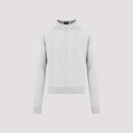 TOM FORD Men's Grey Crewneck Jersey for SS24