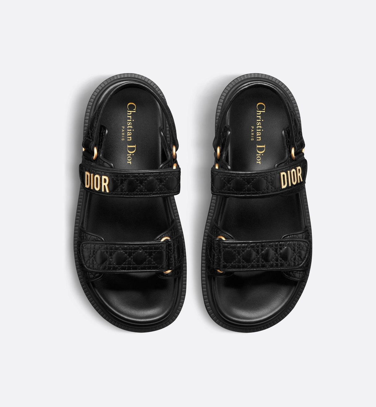 DIOR Stylish Black Sandals for Women - SS24 Collection