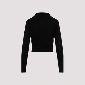 SIMONE ROCHA Merino Silk Knit Polo Cardigan for Women - Fall/Winter 2024