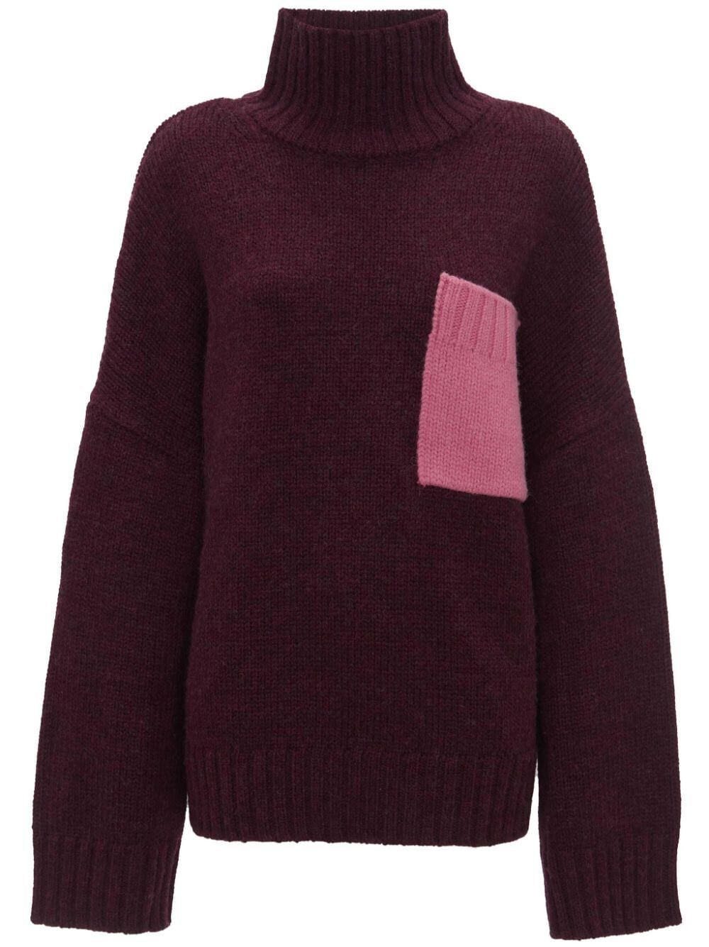 JW ANDERSON Patch Pocket Turtleneck Jumper