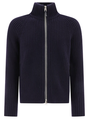 TOM FORD Ribbed Zippered Sweater in Luxe Wool-Cashborne Blend