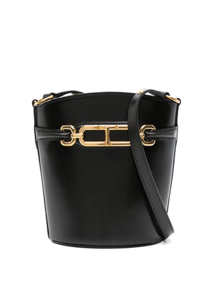 TOM FORD Mini Chic Black Leather Bucket Bag