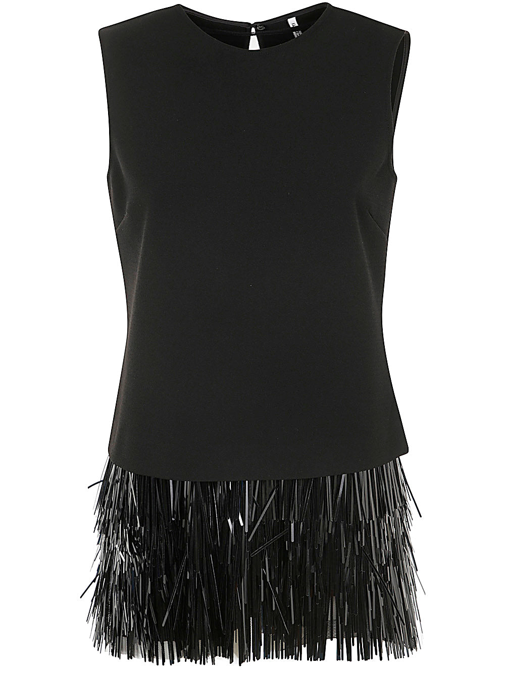 LIVIANA CONTI Fringed Elegance Blouse