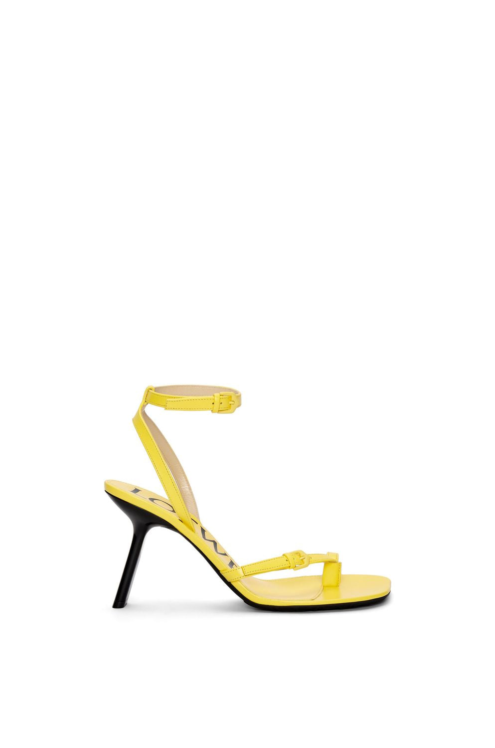 Petals Stiletto Sandal 90 in AC.Yellow for SS23