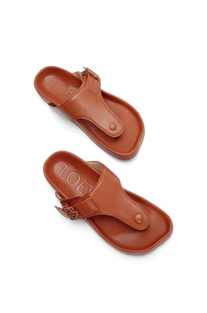 Yellow & Orange Goat Skin Sandals for Women SS23