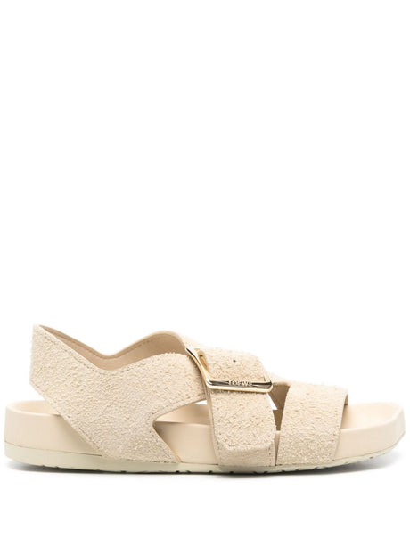 LOEWE Crossover Strap Open Toe Sandals