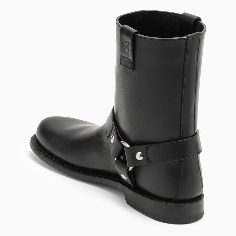 LOEWE Black Leather Biker Boot from Paulas Ibiza Capsule for Women