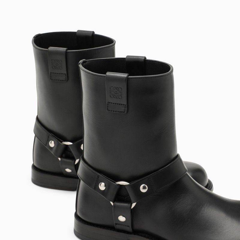 LOEWE Black Leather Biker Boot from Paulas Ibiza Capsule for Women