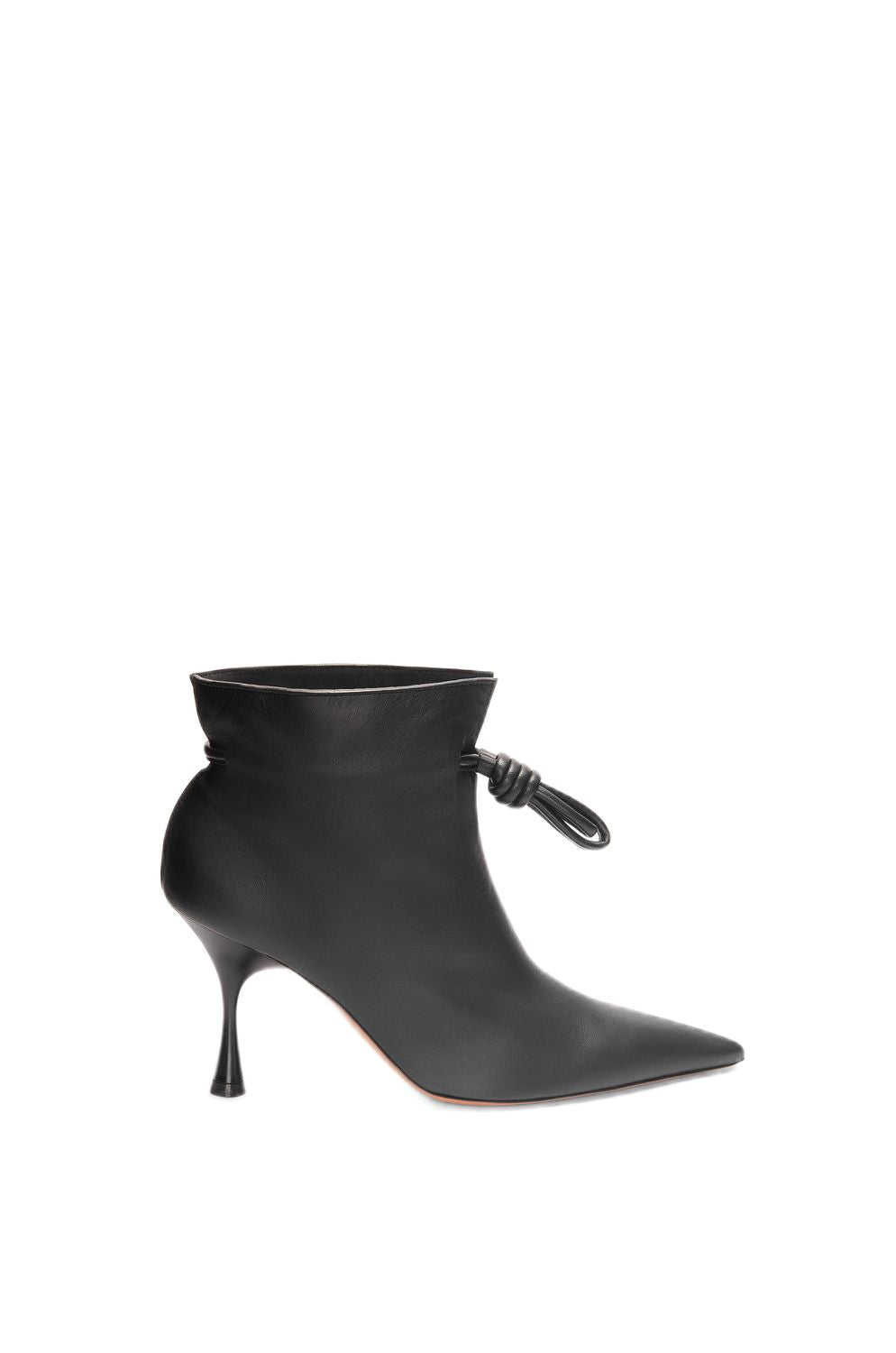 LOEWE Black Leather Flamenco Boots for Women