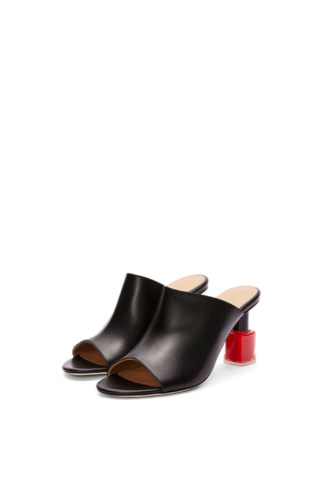 LOEWE Sleek BLCK/RED NAIL POLISH Flat for Women - SS23