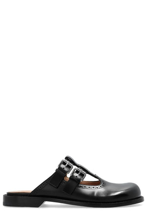 LOEWE Elegant Black Mary Jane Flats