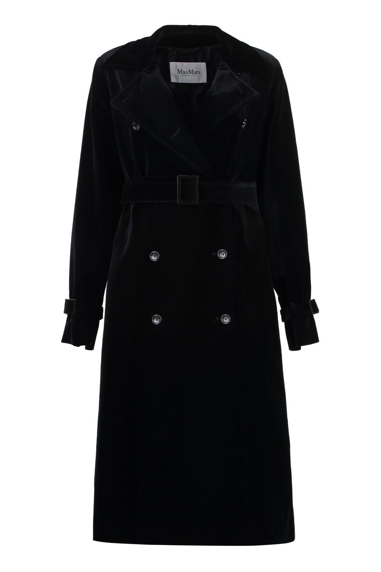 MAX MARA Wool Velvet Trench Jacket