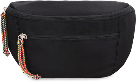 حقيبة كتف رجالية سوداء من نايلون - مجموعة FW24 الأصلية