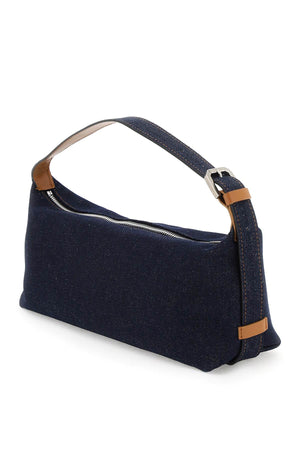 Women's Blue Long Moonbag Shoulder Handbag