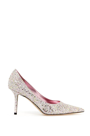 حذاء ذو كعب عالي باللون الوردي للنساء - مجموعة خريف وشتاء 24