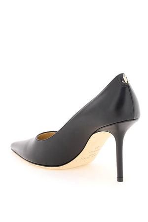 JIMMY CHOO Calfskin Pumps with JC Emblem