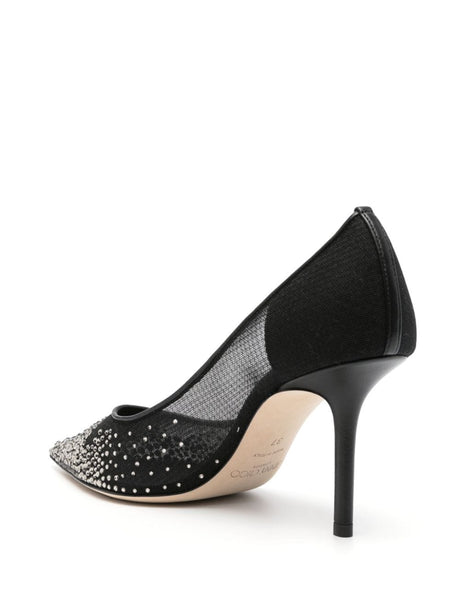 Crystal Pointed Toe Pumps for Women