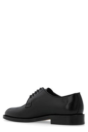 DSQUARED2 Black Laced Up Moccasins for Men