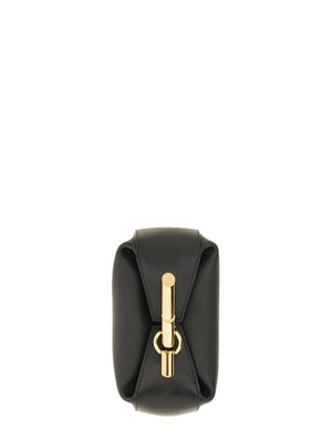 LANVIN Elegant Leather Clutch Handbag