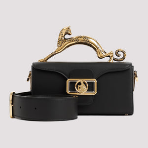 LANVIN Mini Sculptural Handle Leather Handbag