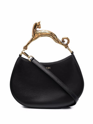 LANVIN Túi Xách Hobo Da Đen Tinh Tế