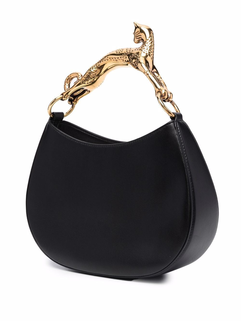 LANVIN Túi Xách Hobo Da Đen Tinh Tế