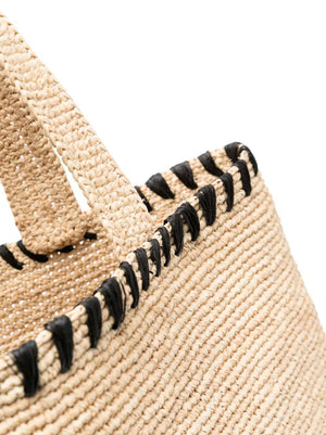 LANVIN Raffia Tote Handbag - 43CM x 43CM x 7CM