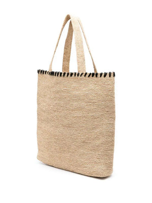 LANVIN Raffia Tote Handbag - 43CM x 43CM x 7CM