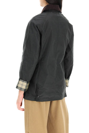 BARBOUR Classic Waxed Cotton Jacket for Women in Nero - SS24 Collection