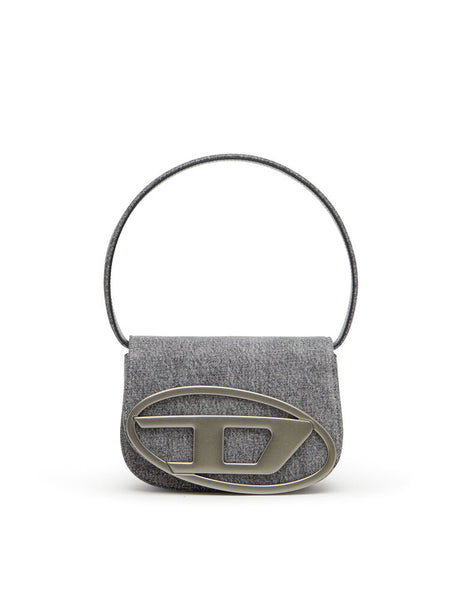 DIESEL Bleached Denim Mini Handbag