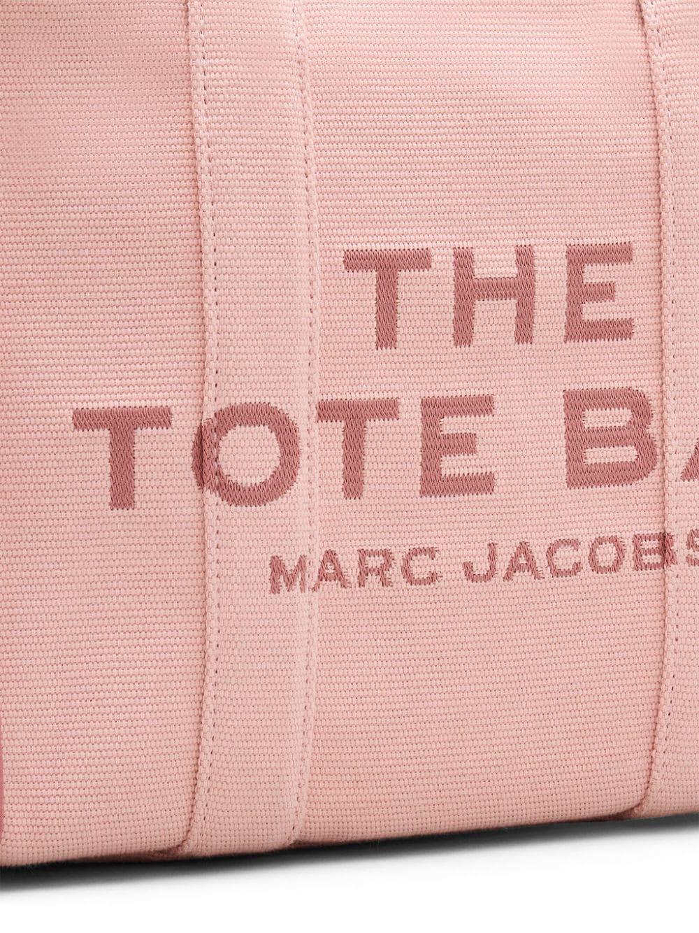 MARC JACOBS Mini Light Pink Jacquard Logo Handbag